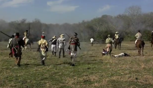 horses and people in Texas