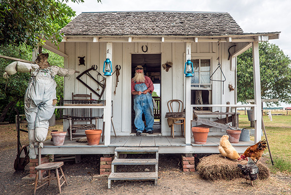 small farm house in Texas