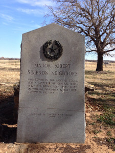 Major Robert Simpson who served in the Army of Texas