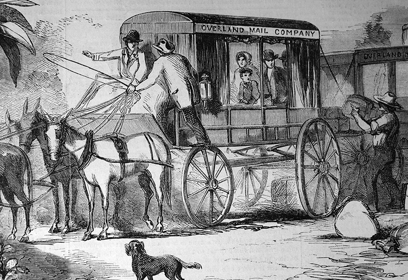 Overland Mail Company stagecoach