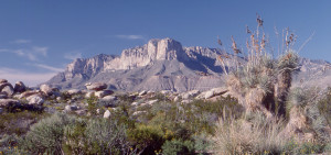 Mountains and landscape in Texas