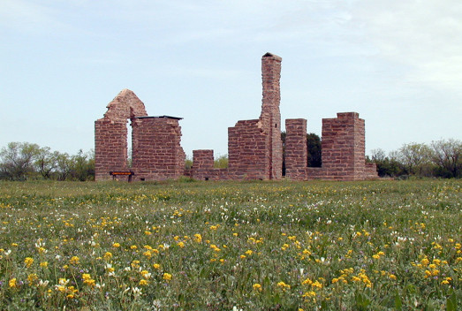 building remains from the Frontier Forts