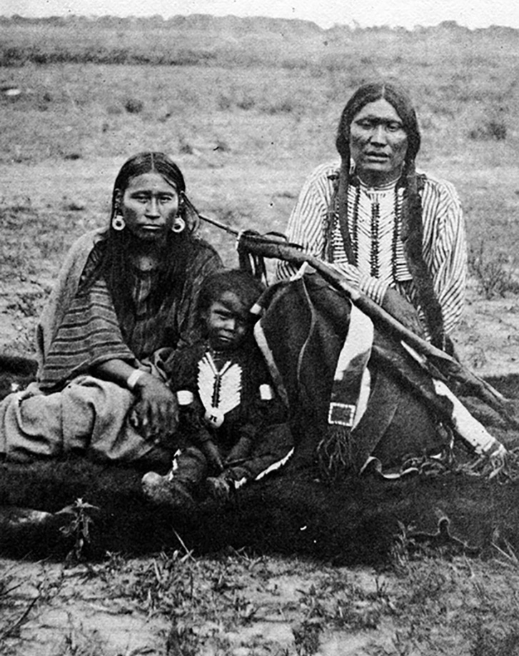 Native American family
